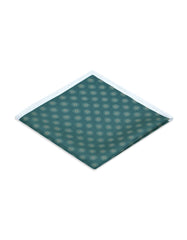 C Green Dotted Pocket Square