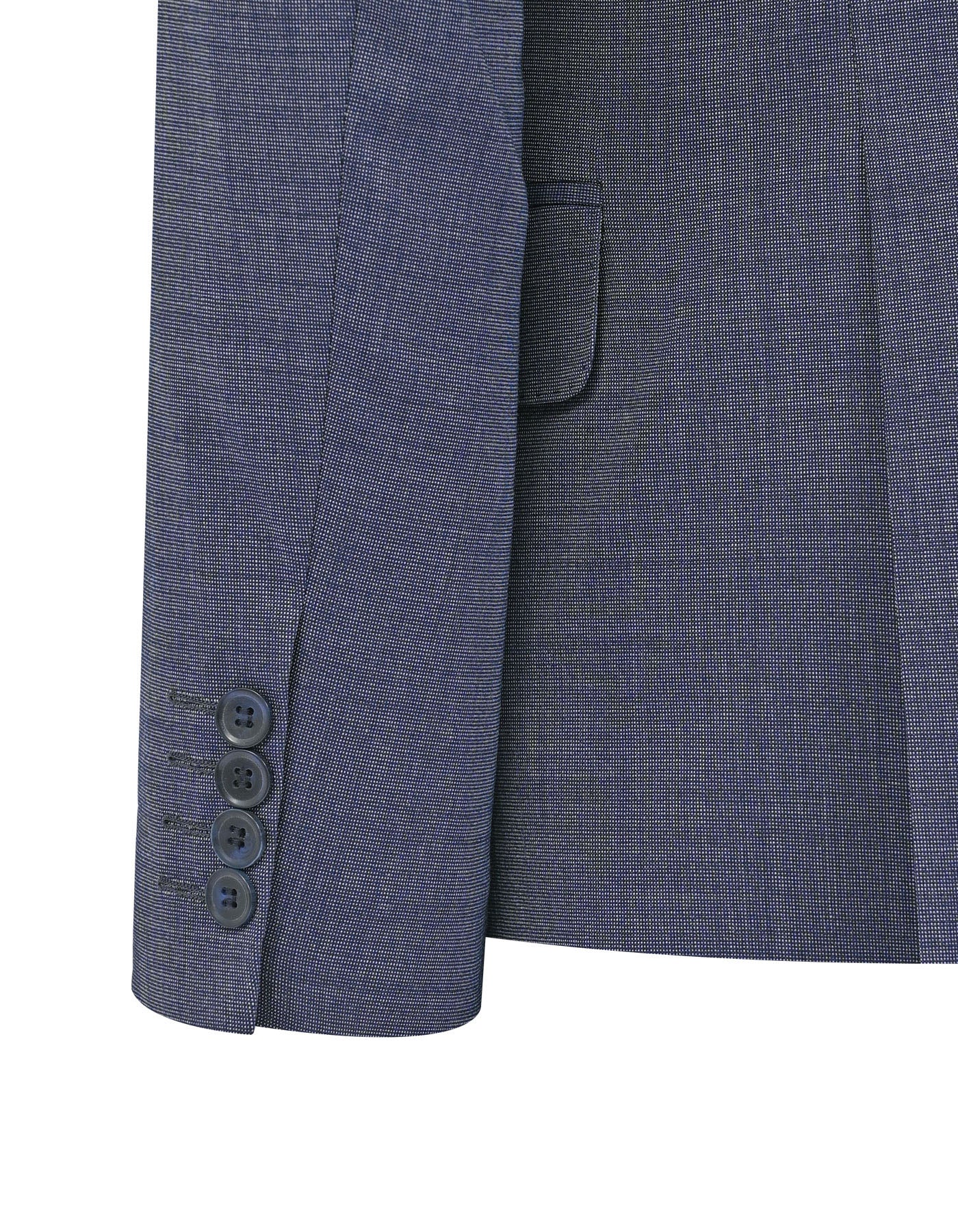 Blue Plain Suit ST2742C-40