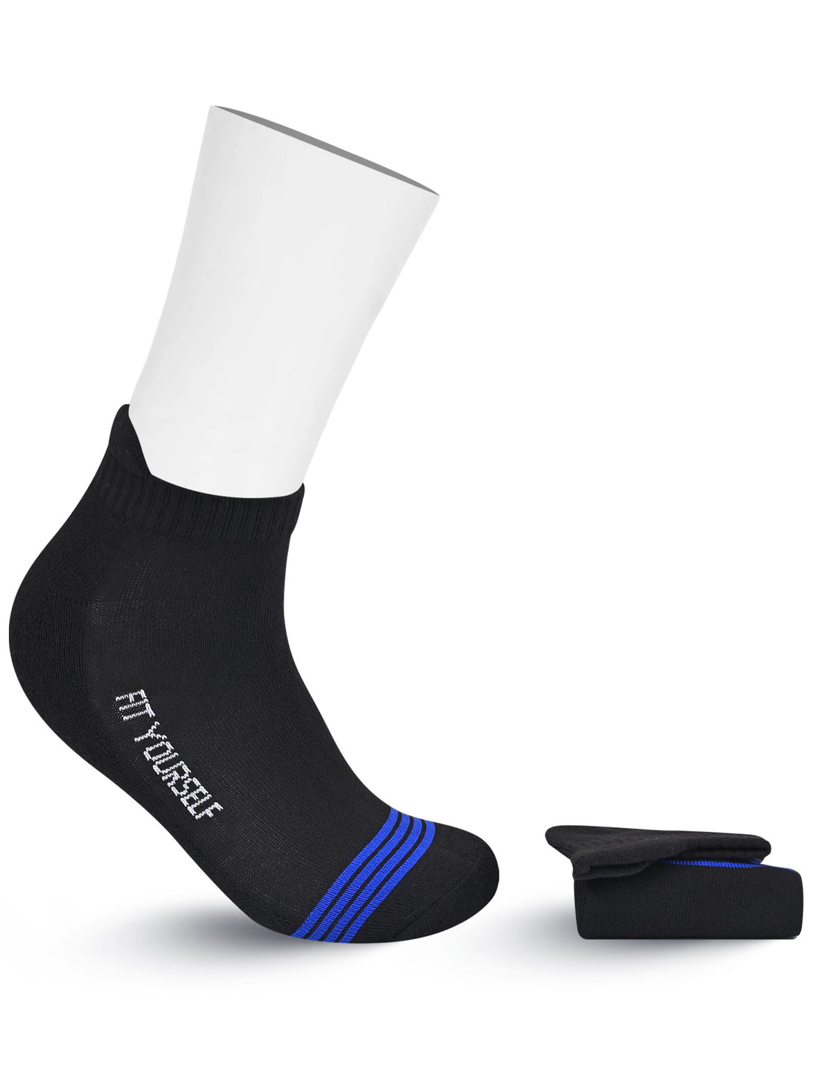 Black Stripe Ankle Socks