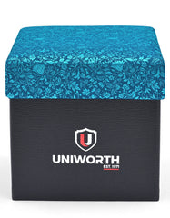 Turquoise Floral Cufflink Tie Set