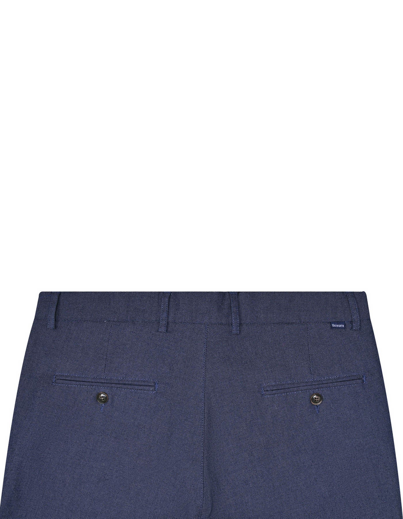 Navy Classic Fit Cotton Trouser FTC2422C-32