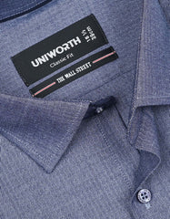 Self Navy Tailored Smart Fit Shirt FS20445SF-15