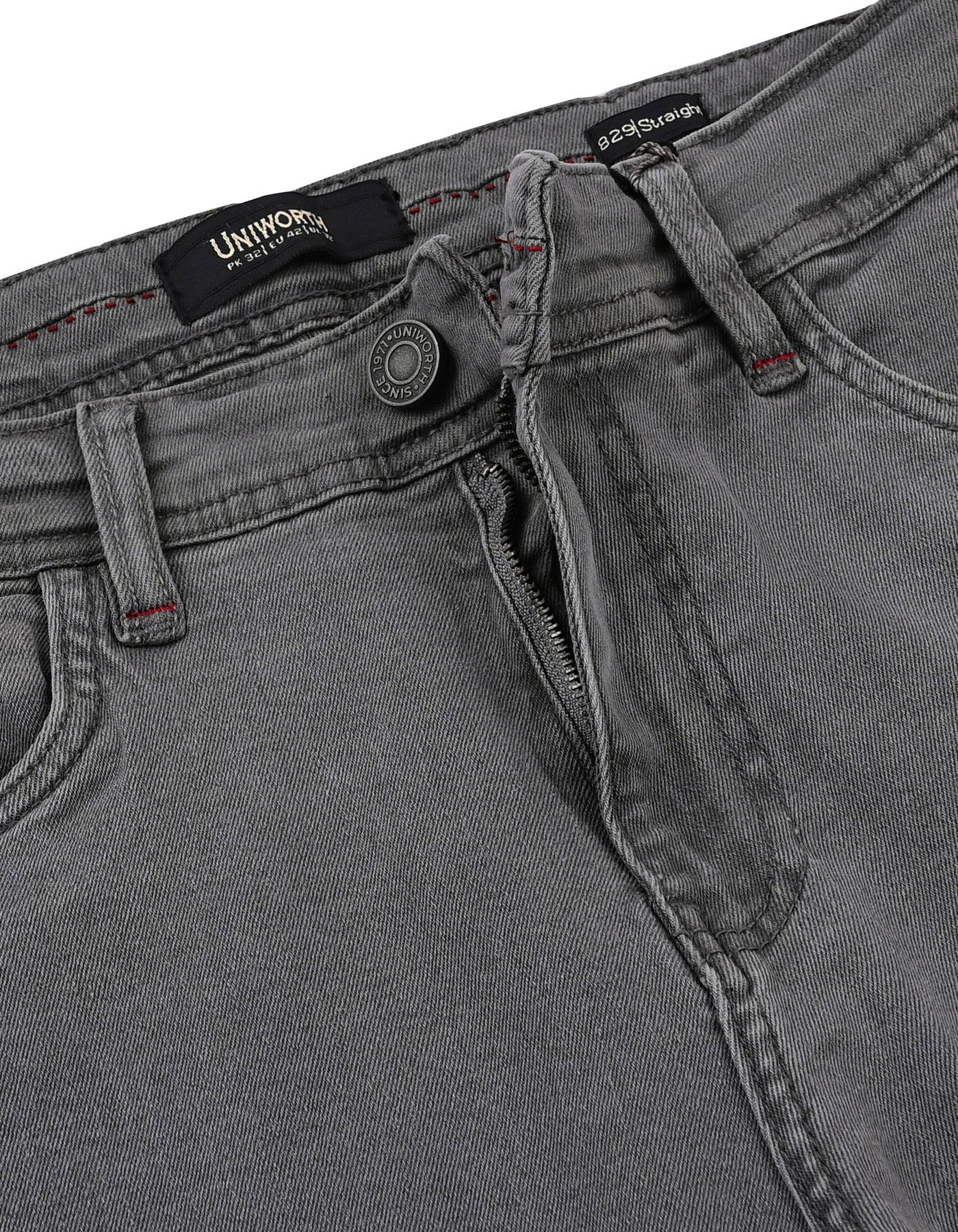 L Grey Straight Fit  Denim DM2533-34