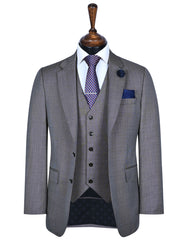 Grey Texture Suit ST2661S-34