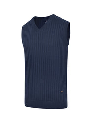 Navy Texture Pull Over SFA2514-2-S