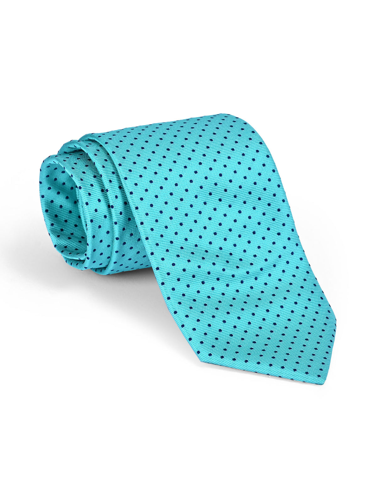 Turquoise Dotted Tie