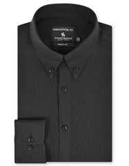Plain Black Tailored Smart Fit Shirt FS2427-3SF-14.5