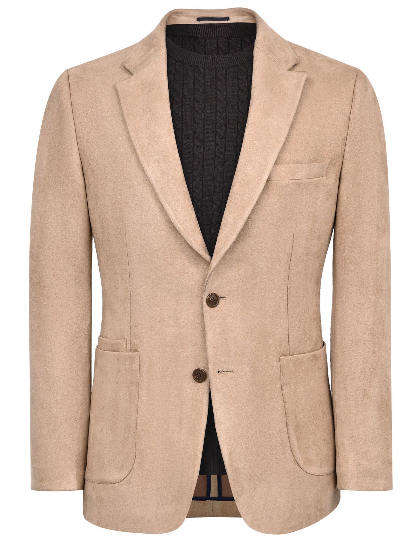 Beige Tailored Smart Fit Coat CC2534-34