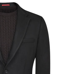 Black Tailored Smart Fit Coat CC2530-36