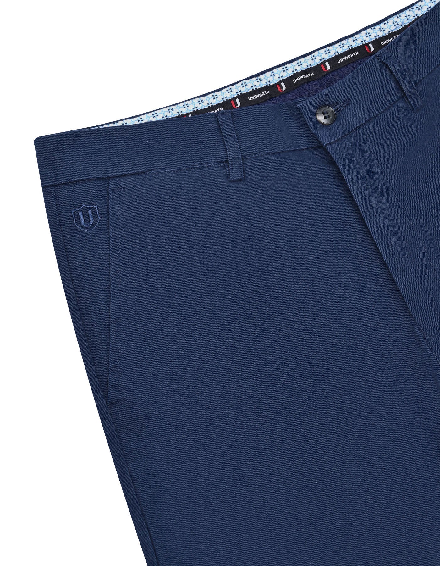Navy Smart Fit Cotton Trouser FTC2533S-36