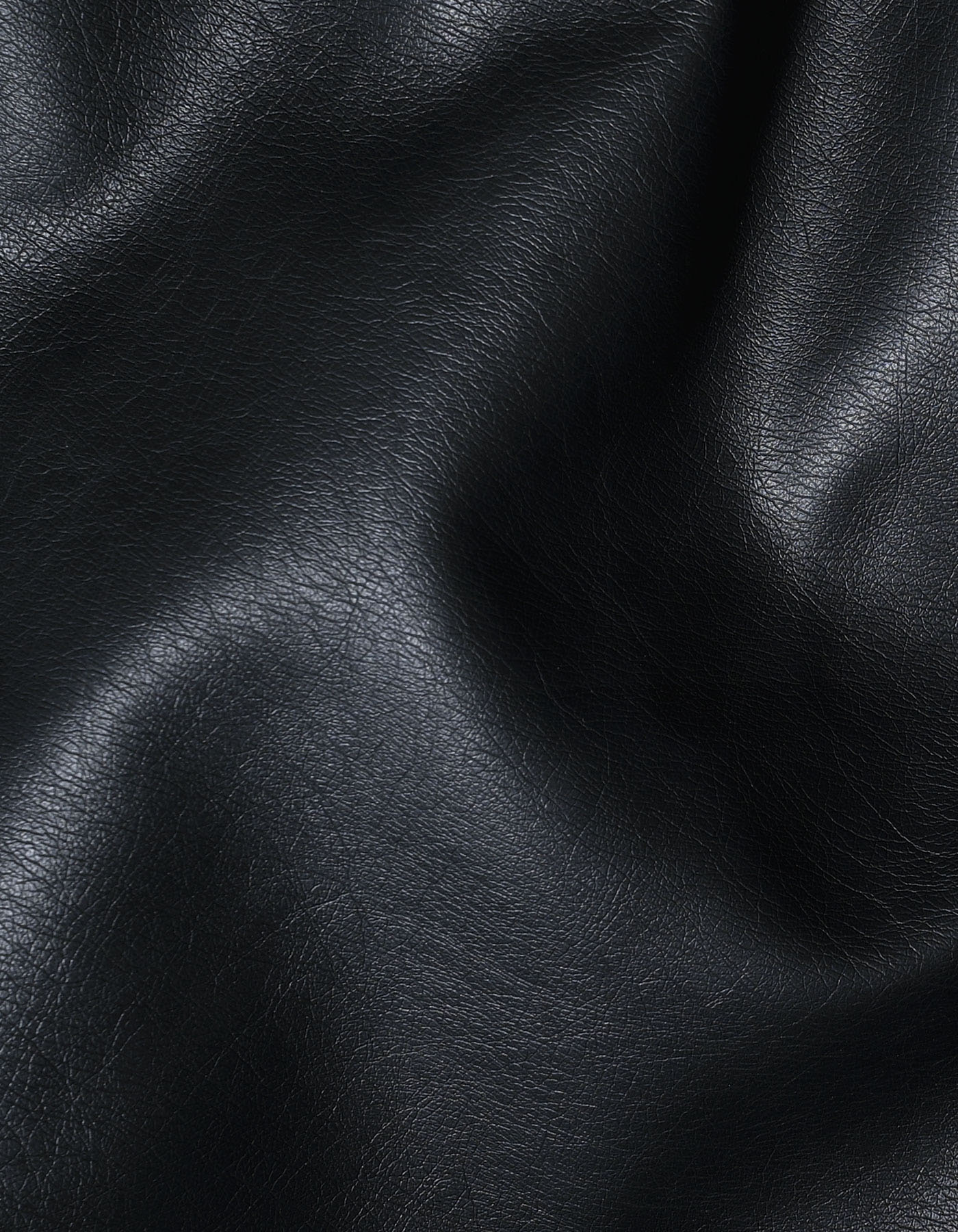 Black Plain Biker Jacket