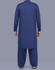 D Navy Plain Kameez Shalwar KS26106R-L