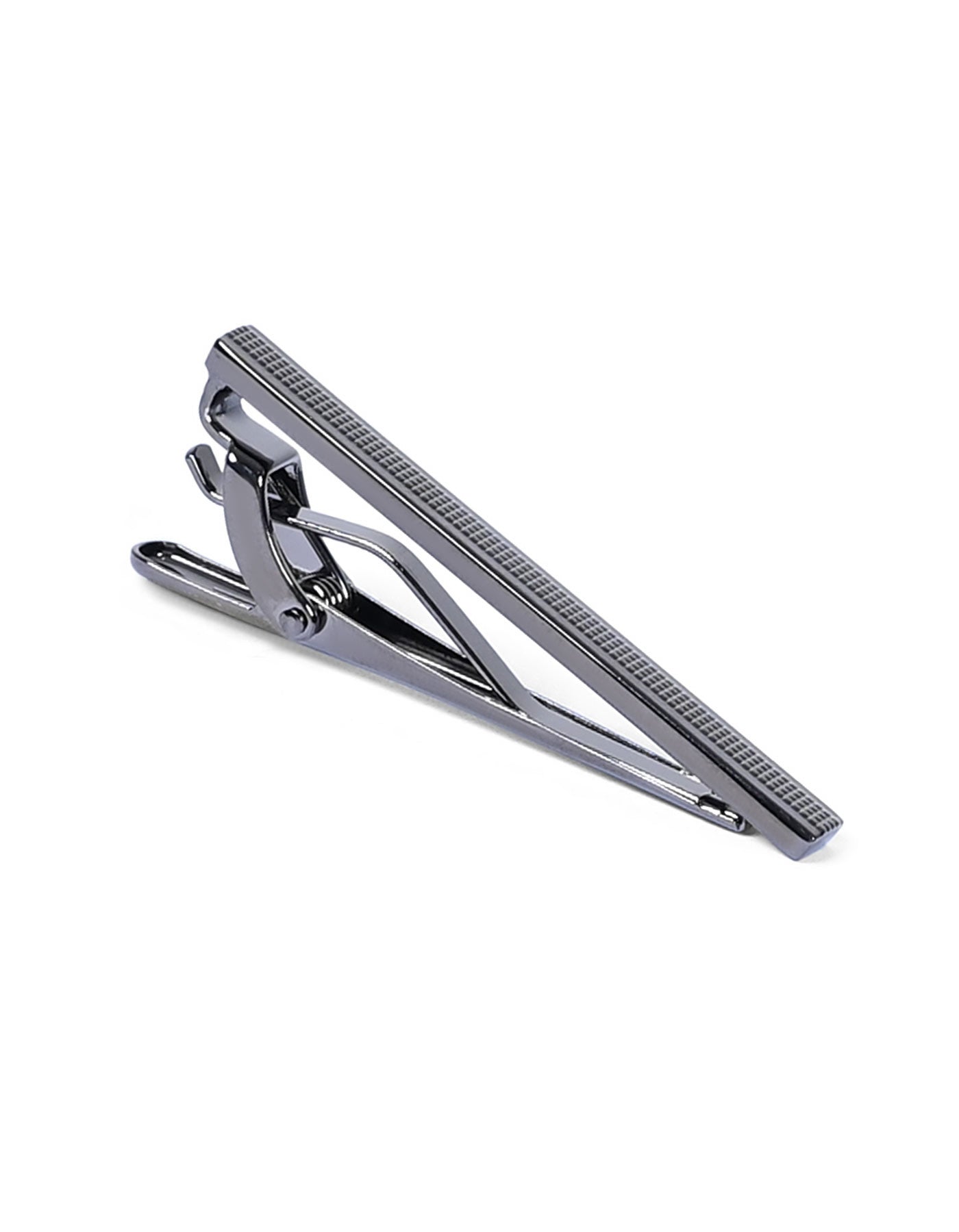 Black Texture Tie Pin