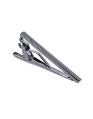 Black Texture Tie Pin