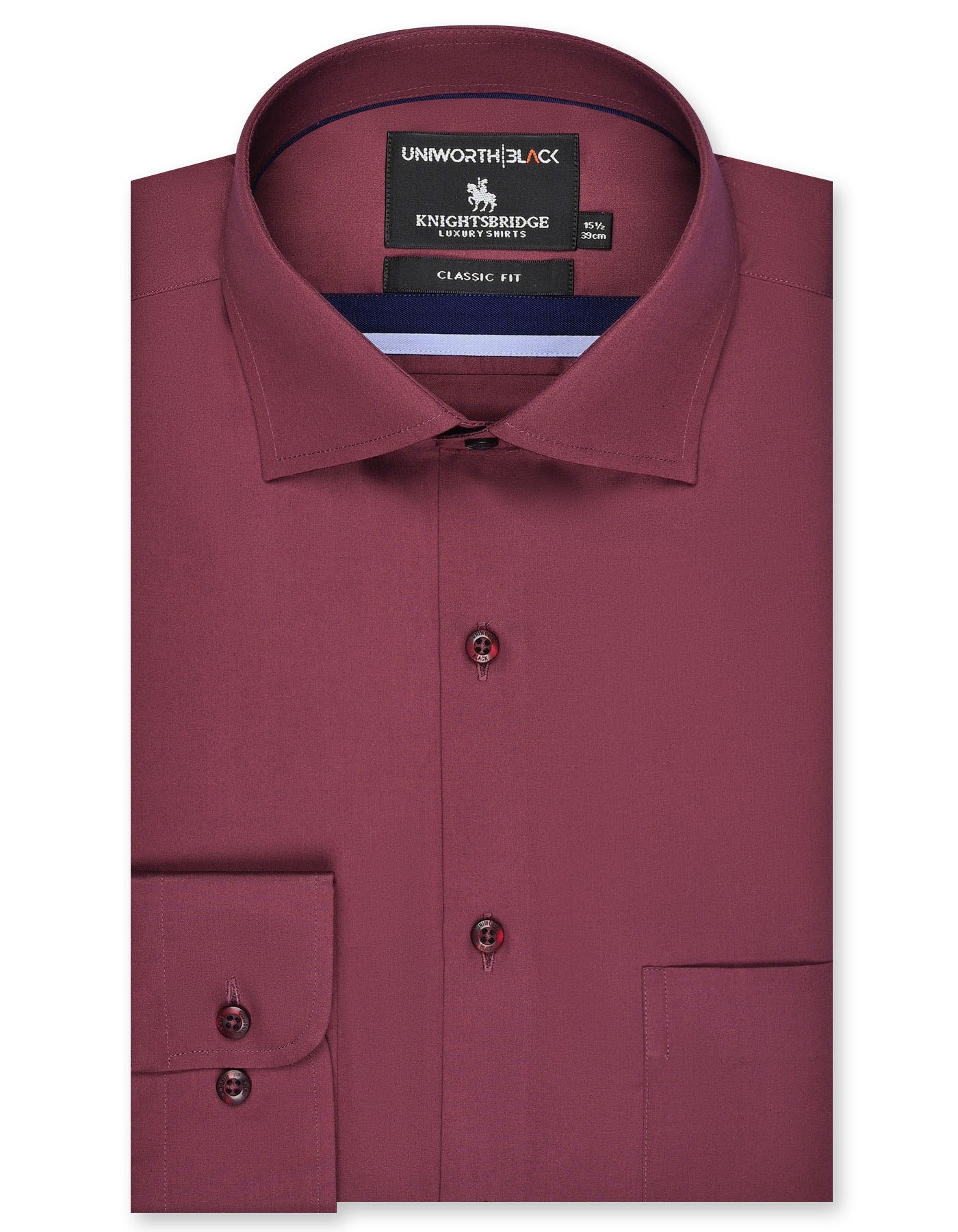 Plain Plum Classic Fit Shirt FS2360-2RF-14.5