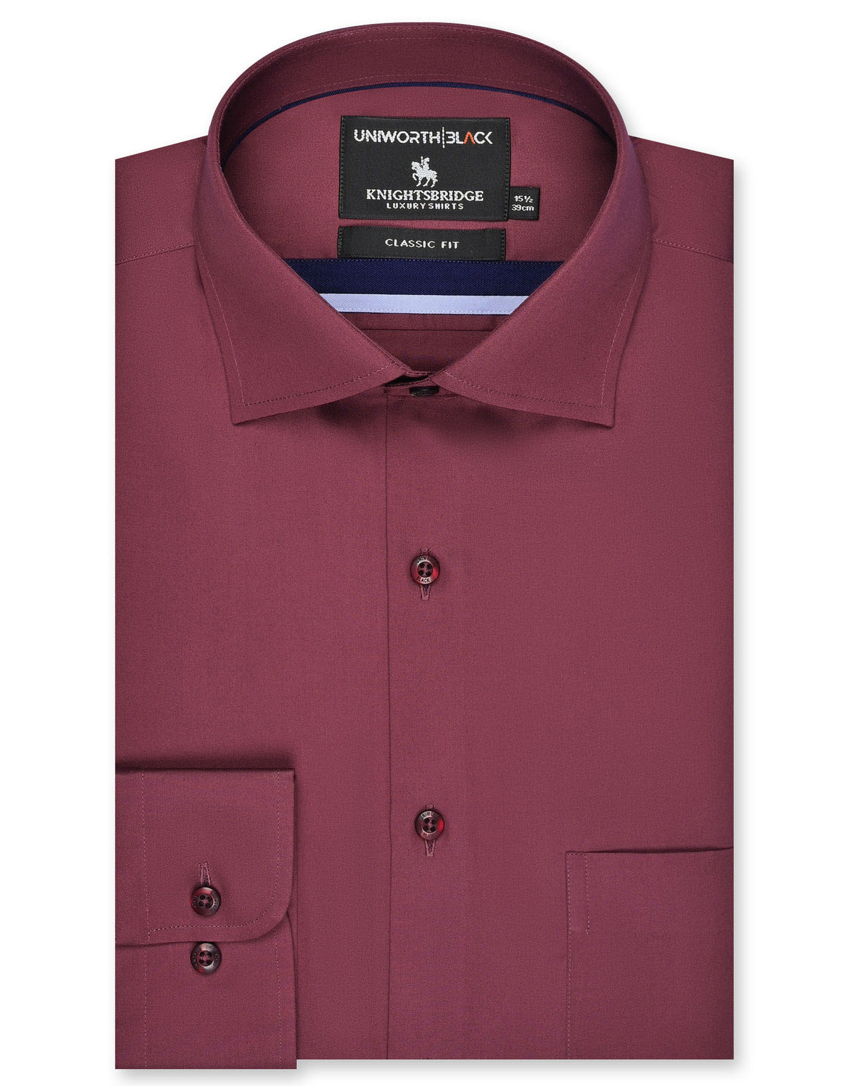 Plain Plum Classic Fit Shirt FS2360-2RF-14.5