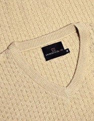 Beige Texture Pull Over SFA2515-2-M