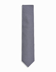 Black Floral Tie