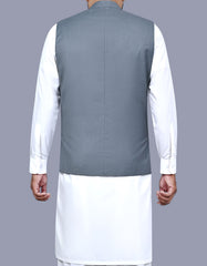 Grey Plain Waist Coat WC2517-5S-40