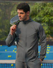 Grey Full Sleeves Track Suit FTS2405-1-S