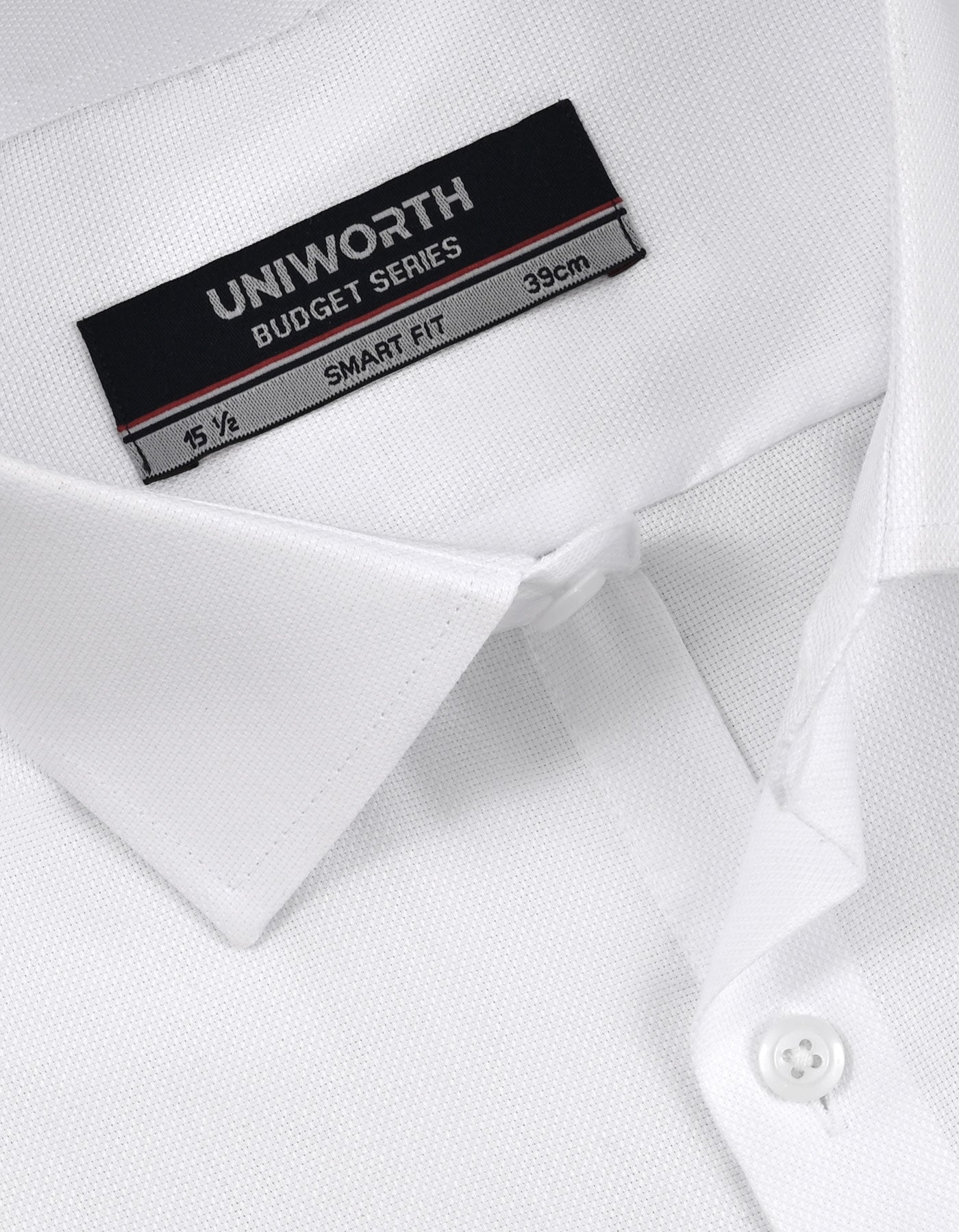 Self White Tailored Smart Fit Shirt FS1796-1SF-15