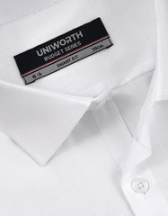 Self White Tailored Smart Fit Shirt FS1796-1SF-15