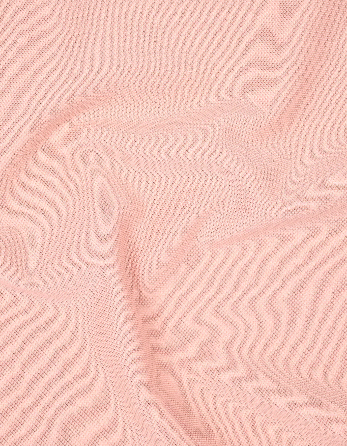 Base Pink Plain Pique Polo Shirt