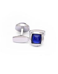 Blue Circle Cufflink