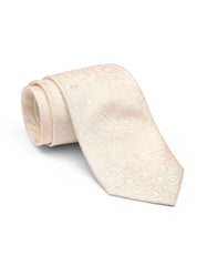 Cream Paisley Tie