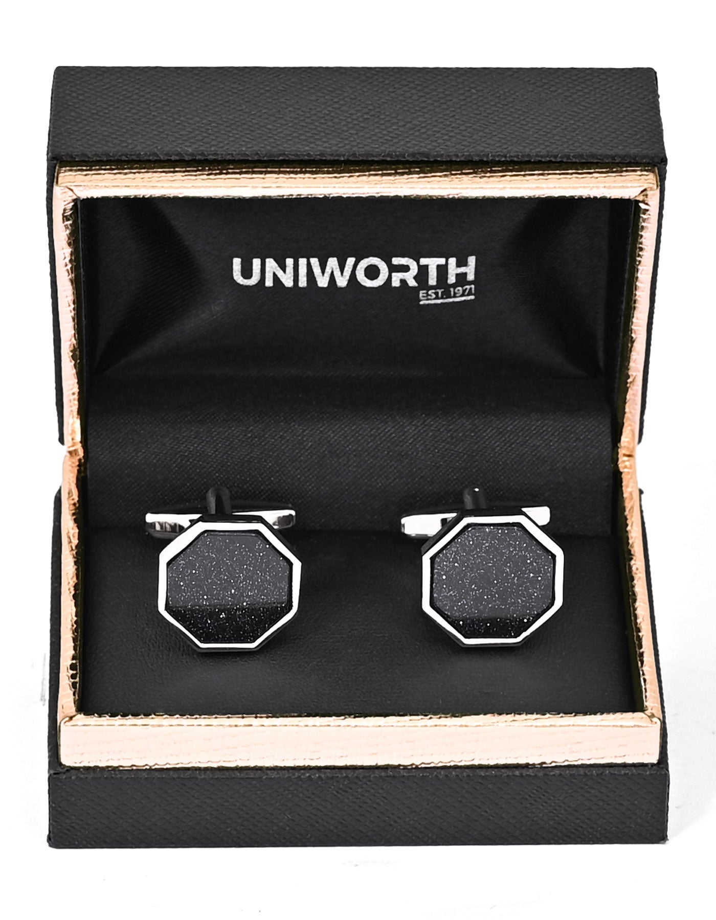 D Blue Circle Cufflink