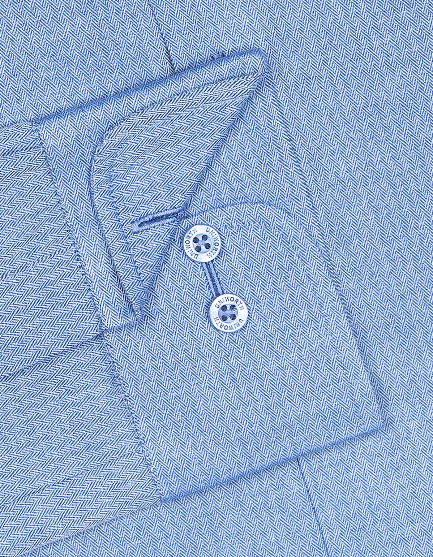 Self Blue Classic Fit Shirt FS20444RF-15.5