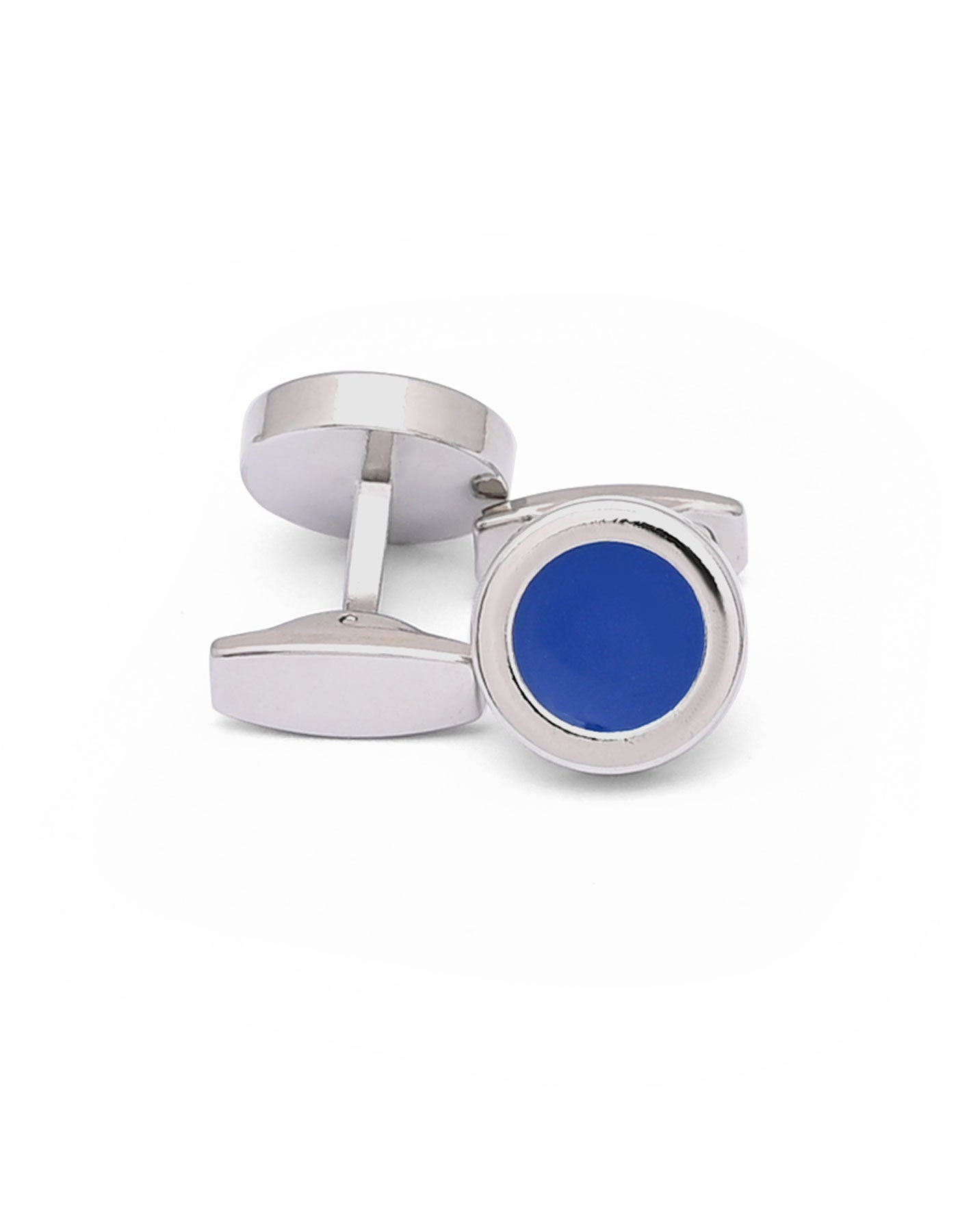 Blue Circle Cufflink
