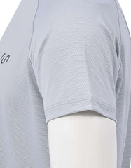 Grey Half Sleeves Gym Tee FGT2603-2-L