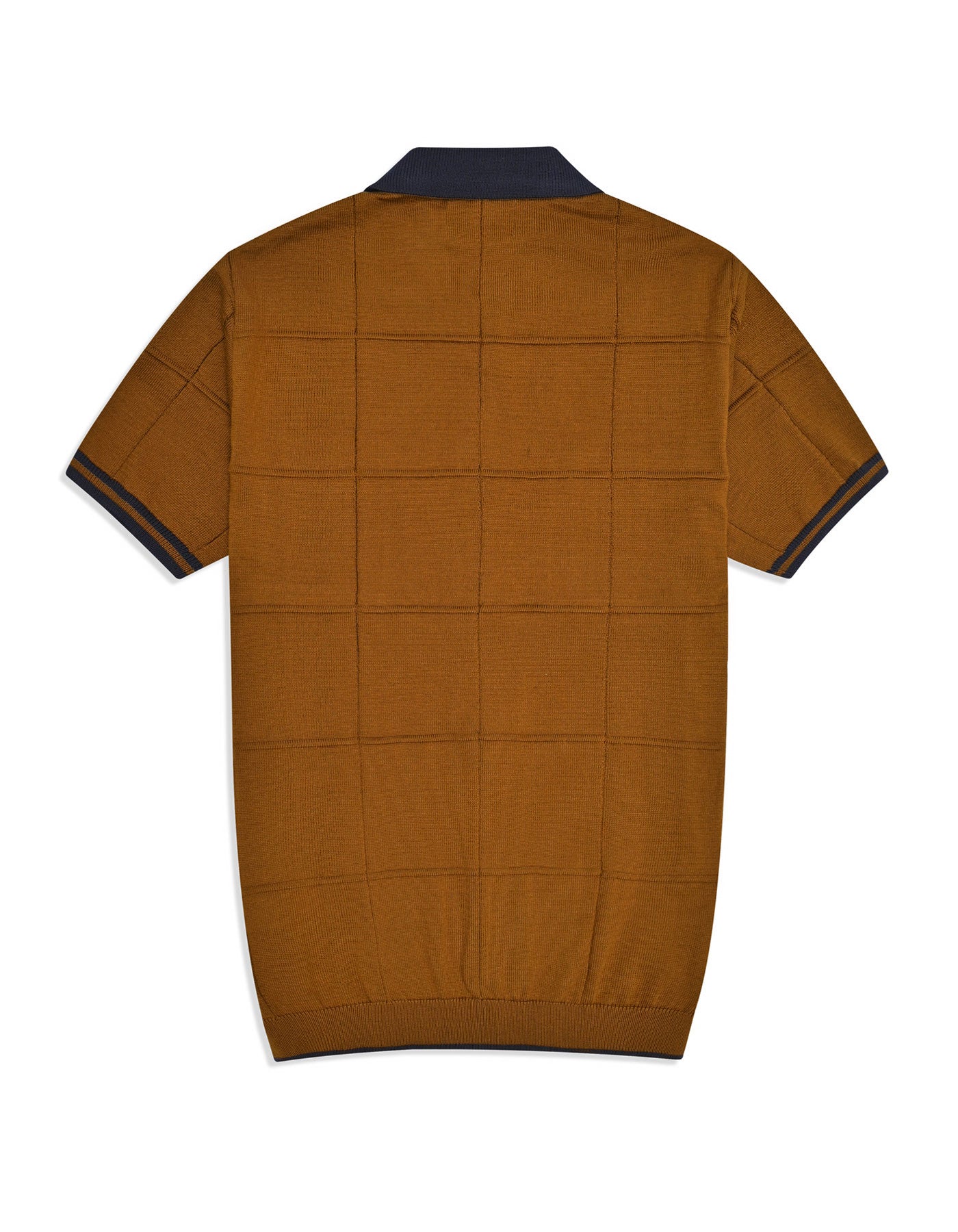 Brown Geometric Full Zipper STP2605-XXL