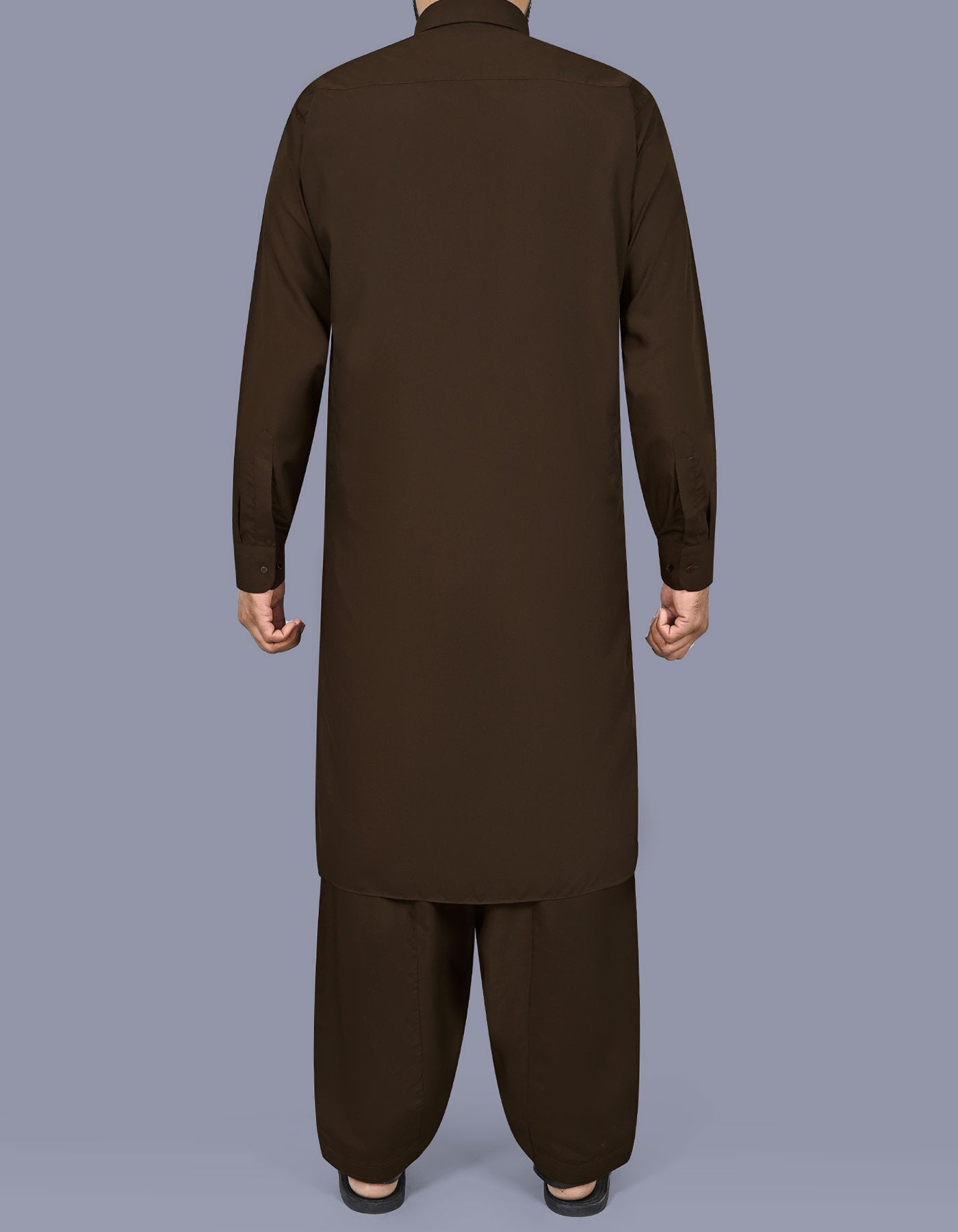 Chocolate Plain Kameez Shalwar KS2664S-L