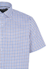 Check Navy Classic Fit Shirt FS2955RH-15.5