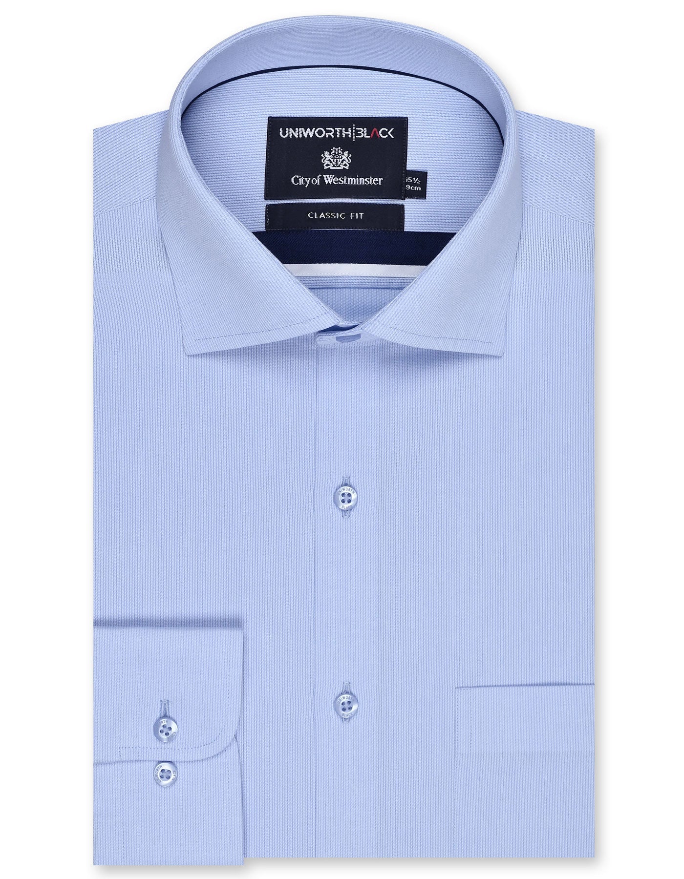 Self Sky Classic Fit Shirt FS20438RF-14.5