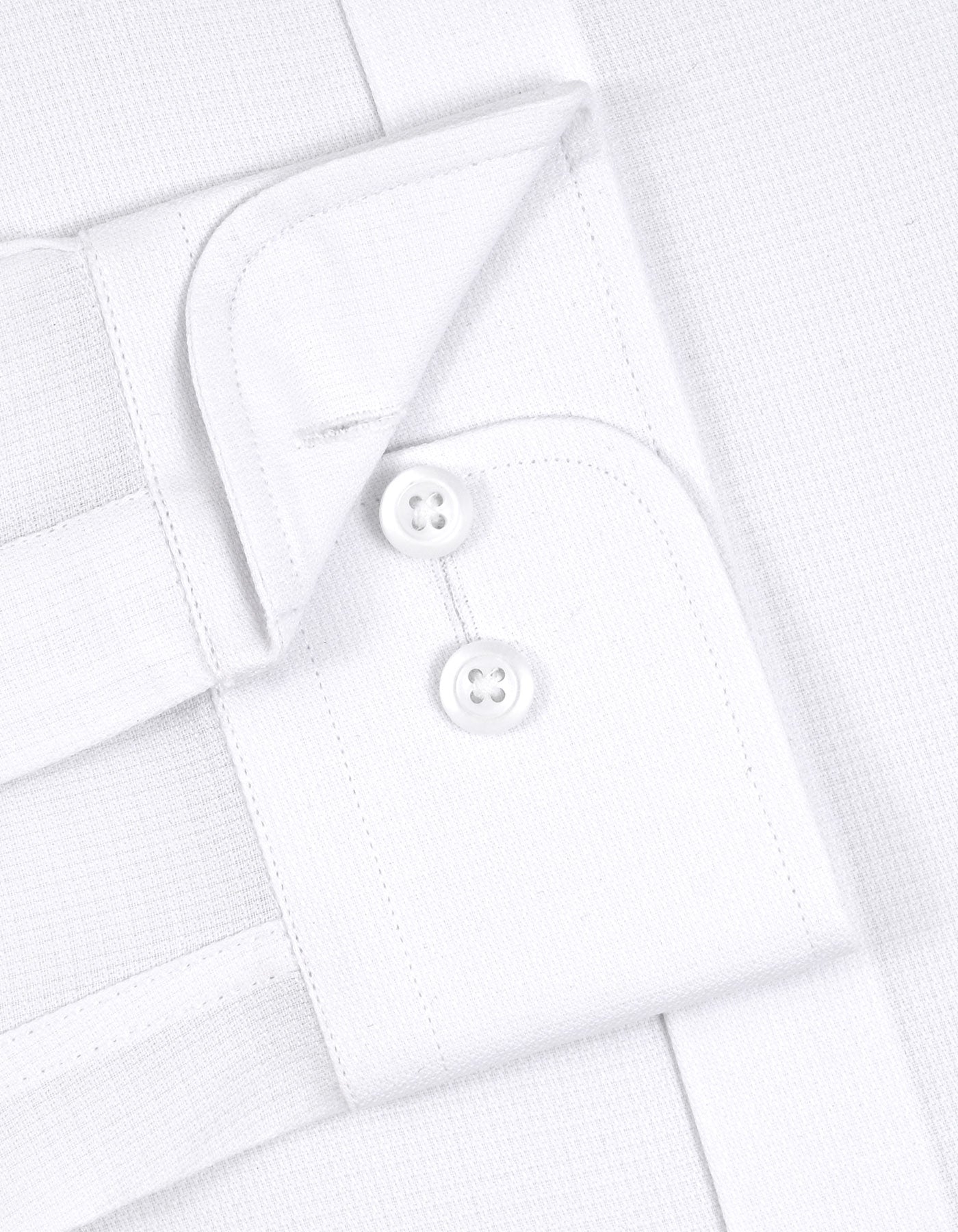 Self White Classic Fit Shirt FS1752-1RF-15.5