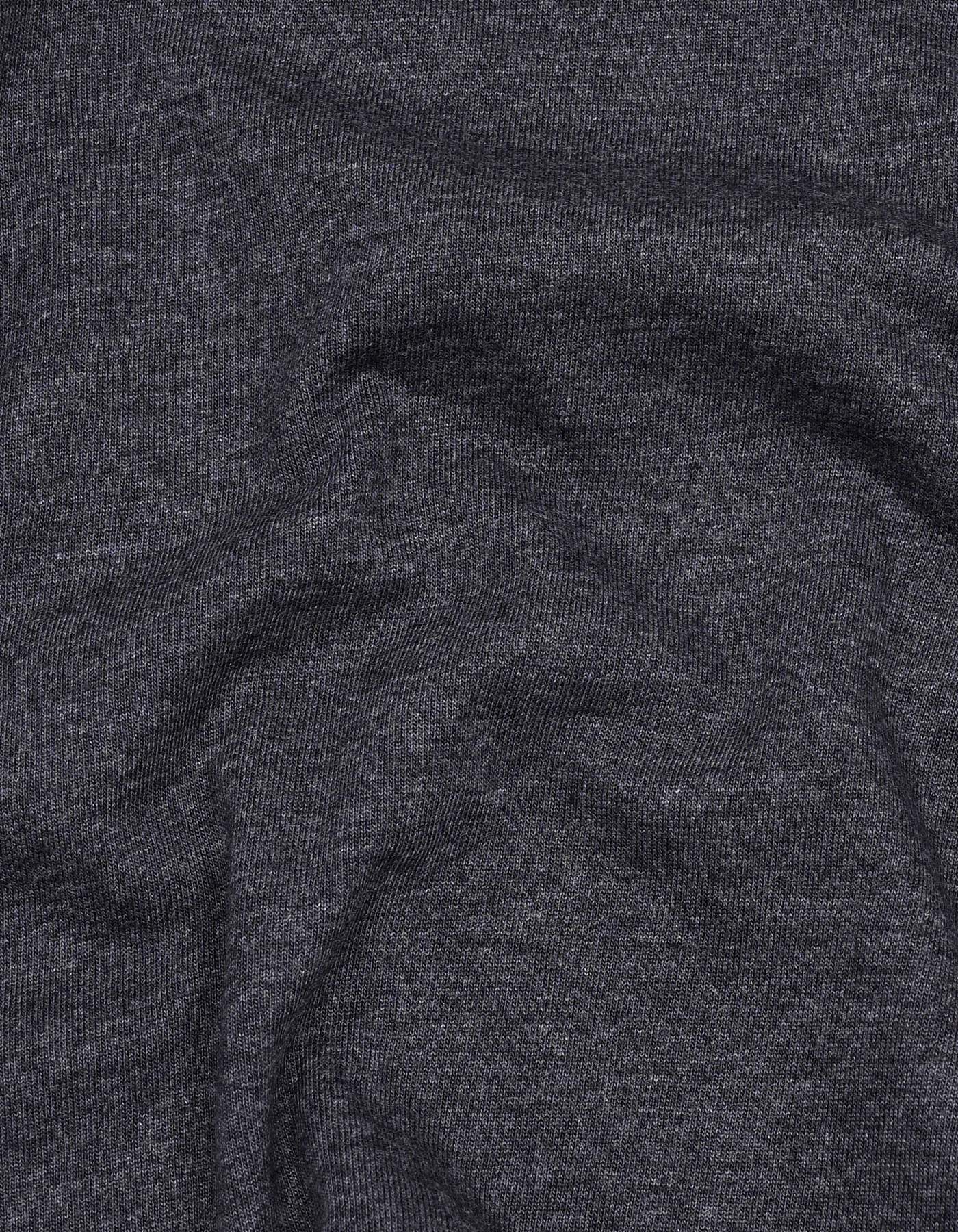 Charcoal Color Block Rugby Polo