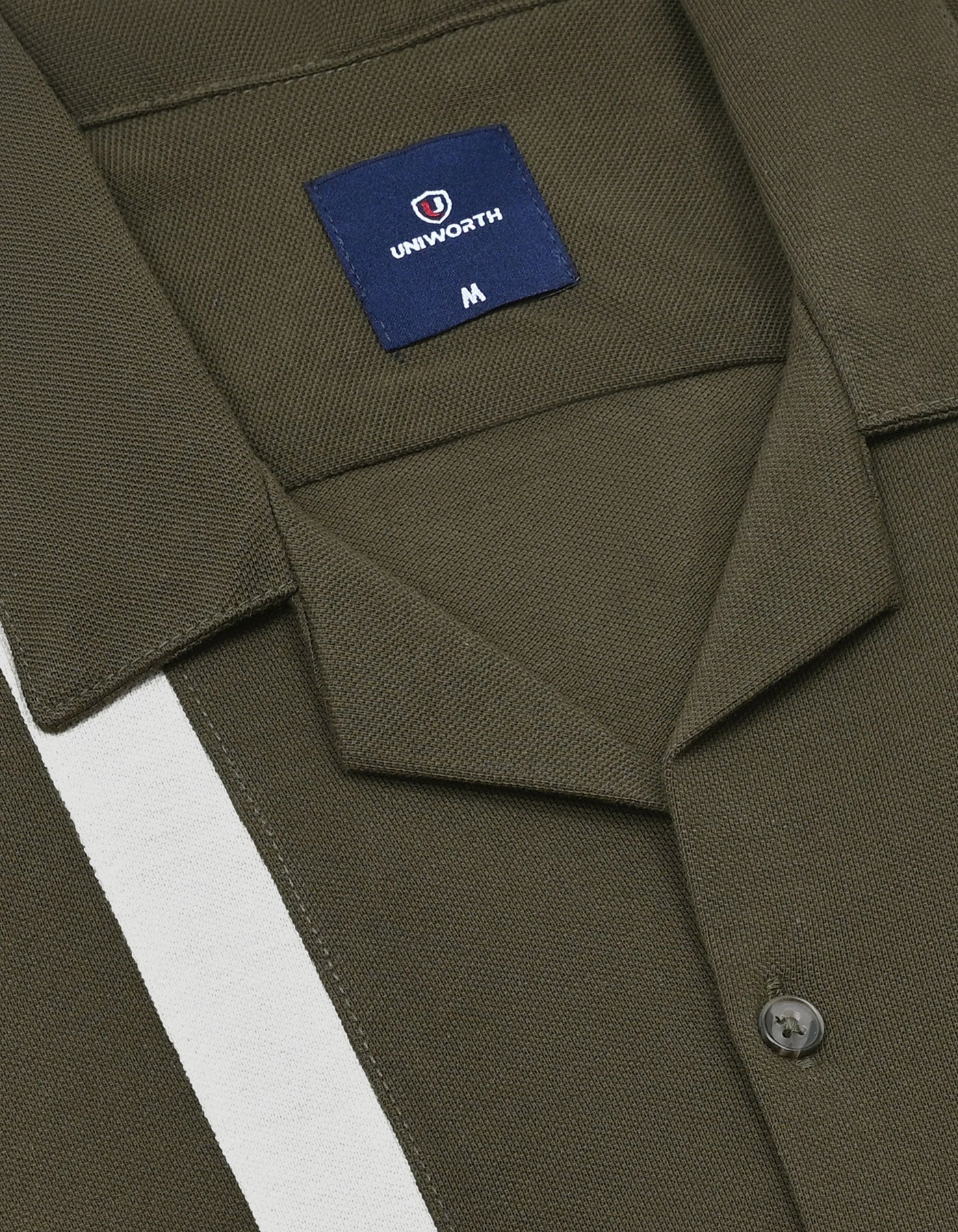 Casual Shirt Knit Olive L CSK2505 Uniworth CSK2505-L