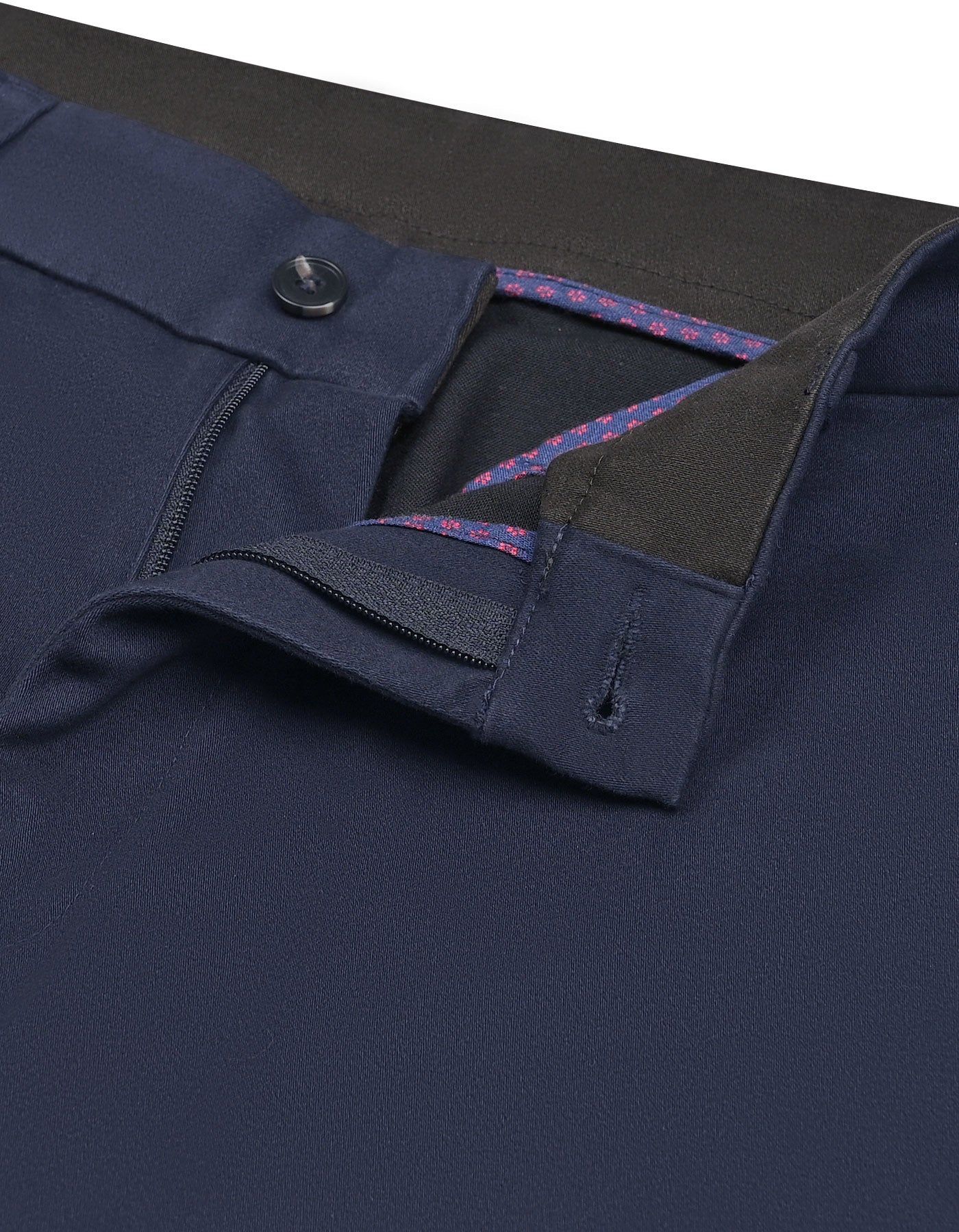 Navy Smart Fit Cotton Trouser FTC2523S-32