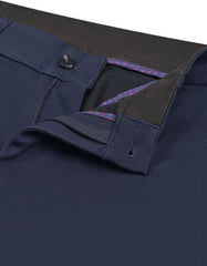 Navy Smart Fit Cotton Trouser FTC2523S-32