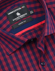Check Maroon Smart Fit Shirt FS2952SH-15