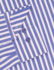 Stripe Navy Classic Fit Shirt FS2857-2RF-15.5