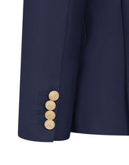 Navy Tailored Smart Fit Coat CC2519-40