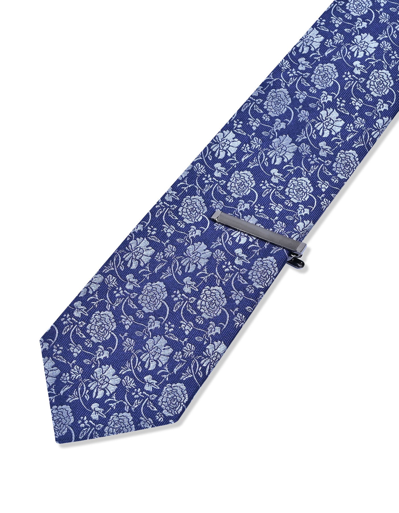 Gun Metallic Texture Tie Pin