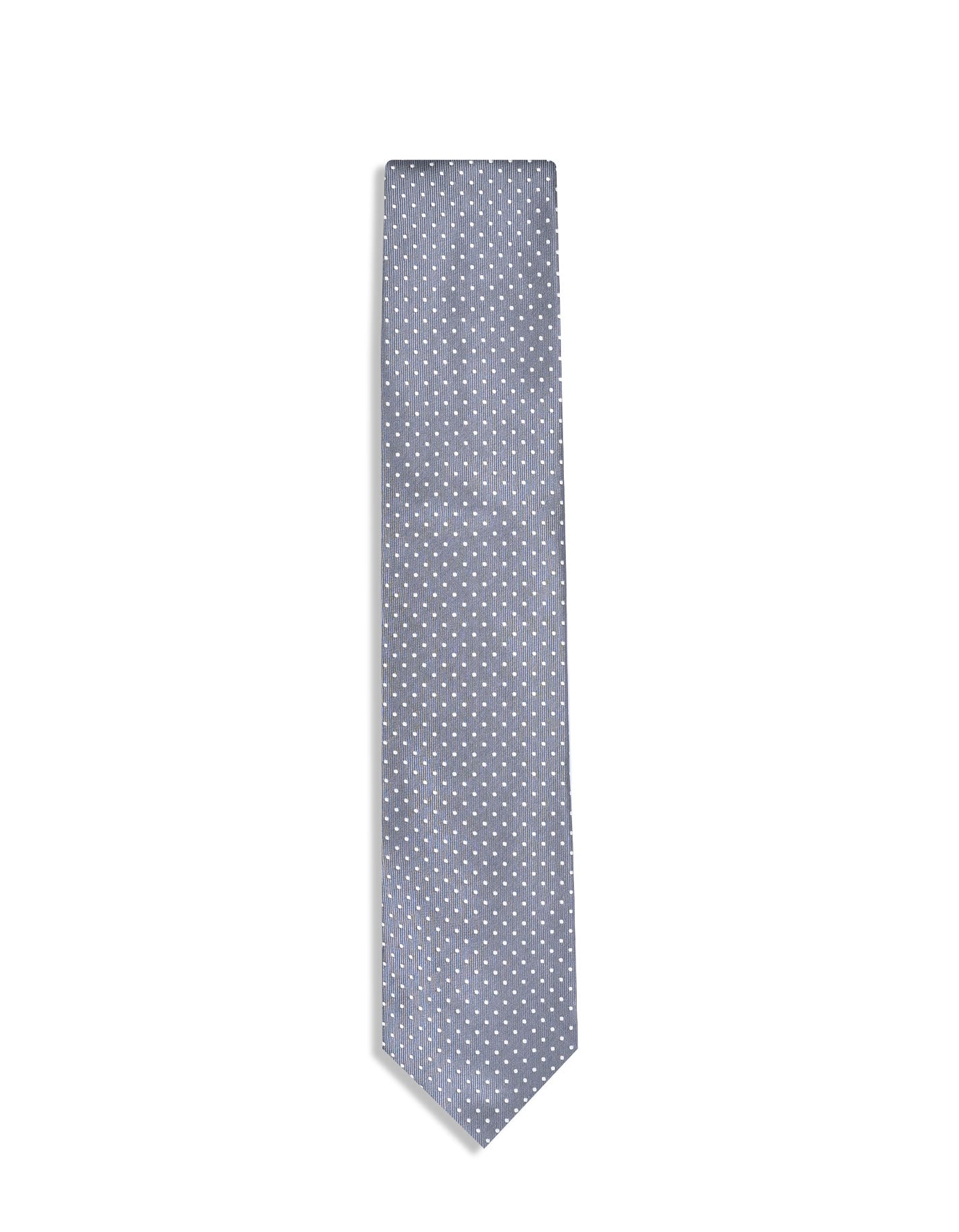 Grey Dotted Tie