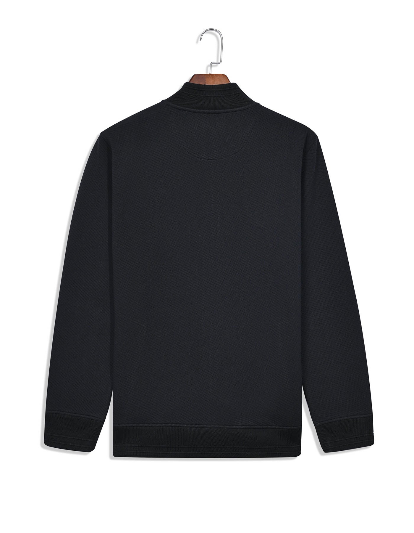 Black Texture Full Zipper