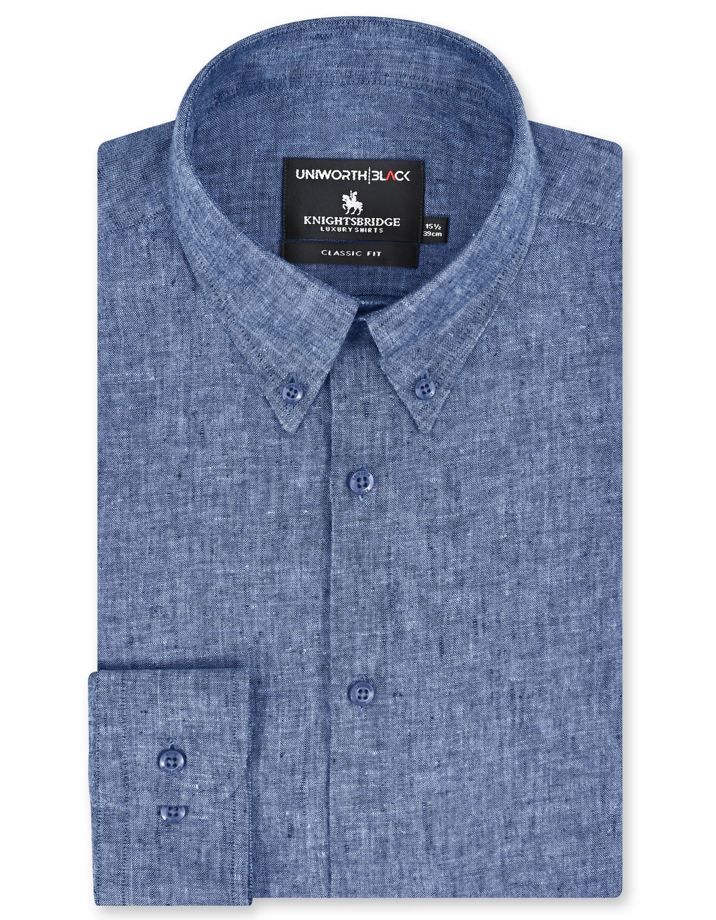 Plain Ash Grey Classic Fit Shirt FS2420-2RF-14.5