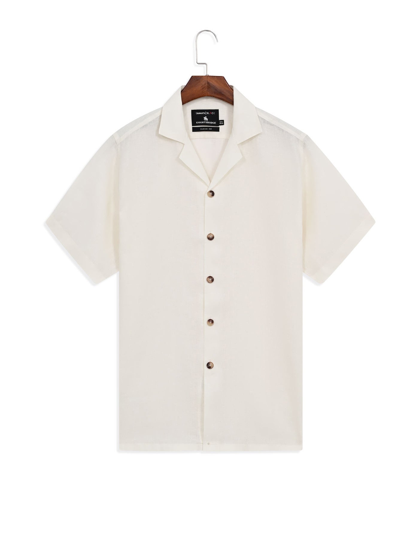 Plain Cream Classic Fit Shirt FS2412RH-15